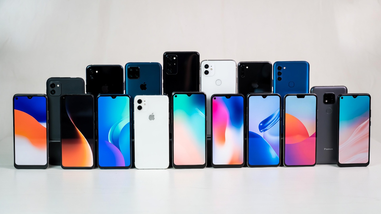 A lineup of the best budget smartphones available in 2026, all under $300
