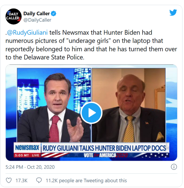 Laptop của Hunter Biden chứa ảnh các cô gái vị thành niên C