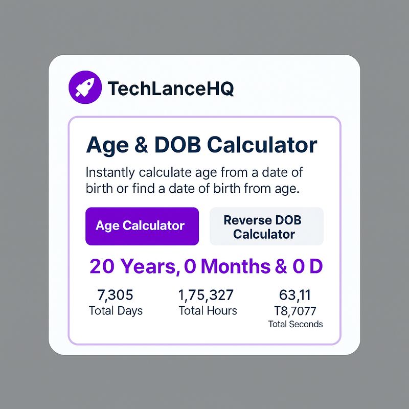 age-calculator-dob-finder Tool Thumbnail