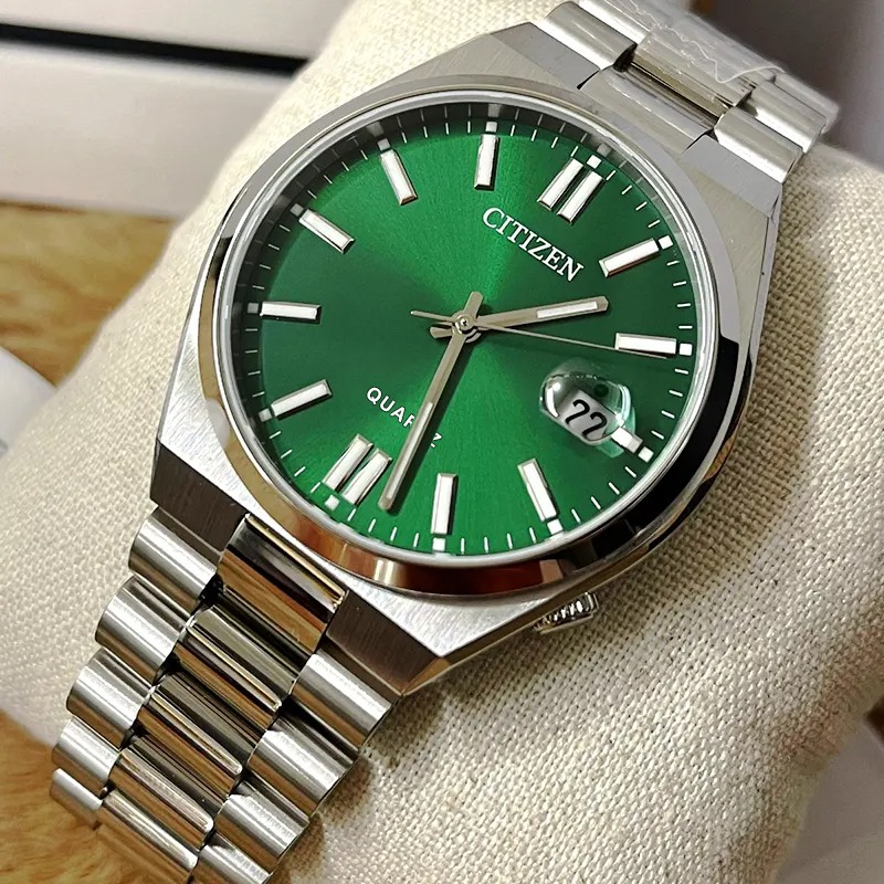 Citizen Tsuyosa Mens Green Dial Watch
