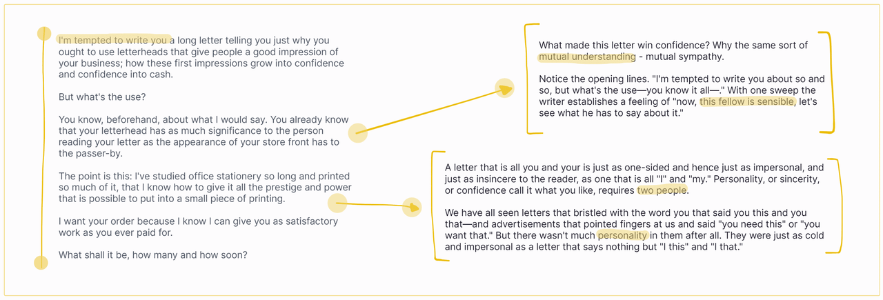 Many writers misunderstand this. They believe constant use of 