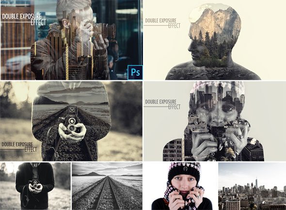 Double Exposure Vol.3 - Photoshop Effects +Tutorial