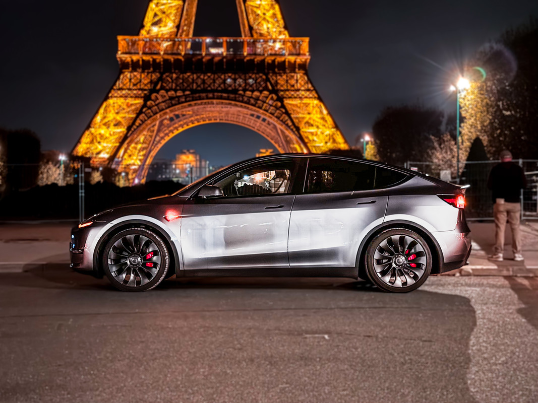 Stylo Retouche Gunpowder jantes Performance des TESLA 3 & Y