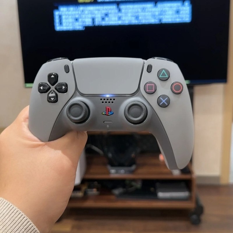 Grey PS5 Controller Shell Faceplate Limited Edition 30th