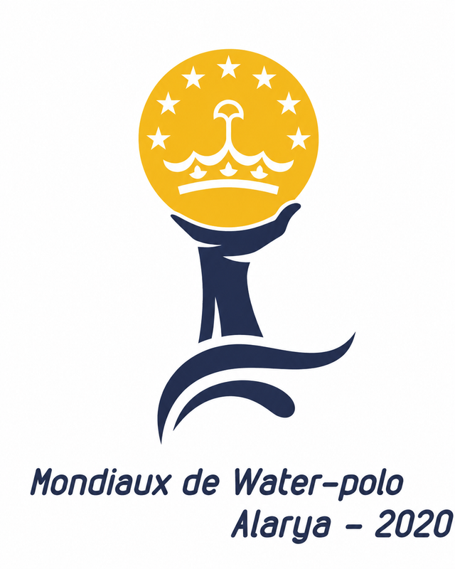 Logo coupe du monde de water polo pamtaya blanc