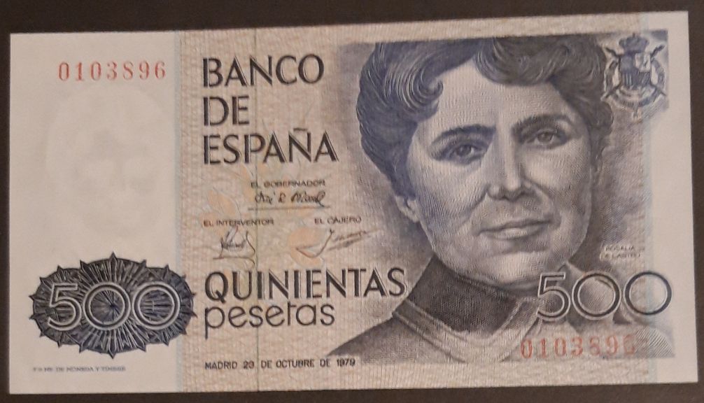 500 pesetas 29 de Octubre de 1979 500p3
