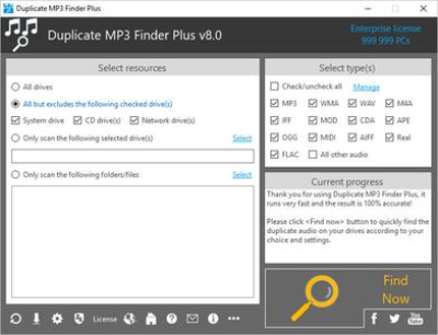 TriSun Duplicate MP3 Finder Plus 8.0 Build 016 Multilingual