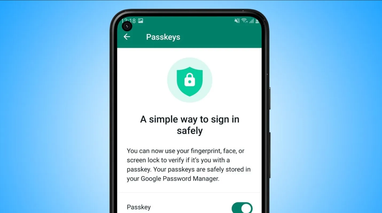 WhatsApp está habilitando el acceso por passkeys en los celulares Android