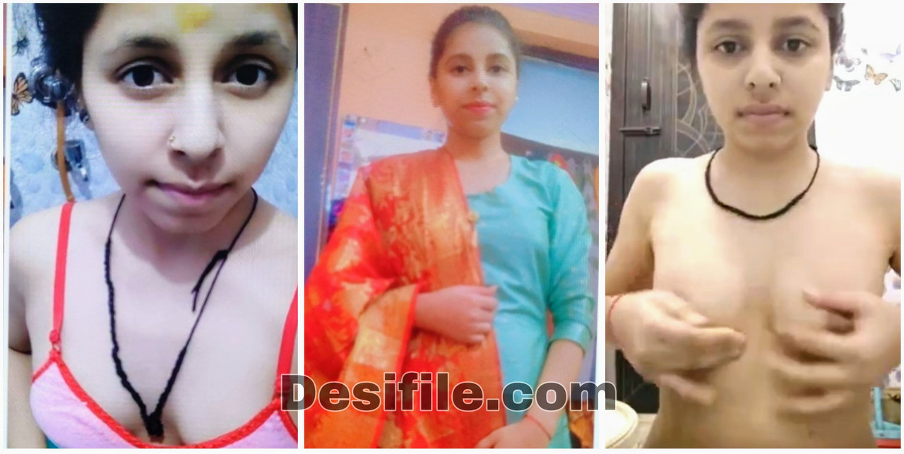 She tries to hide her face in shame