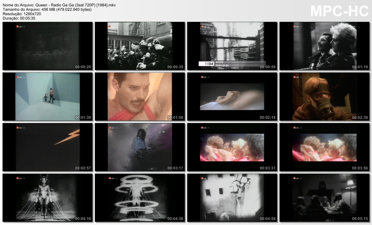 Queen - Radio Ga Ga (3sat 720p) [1984]