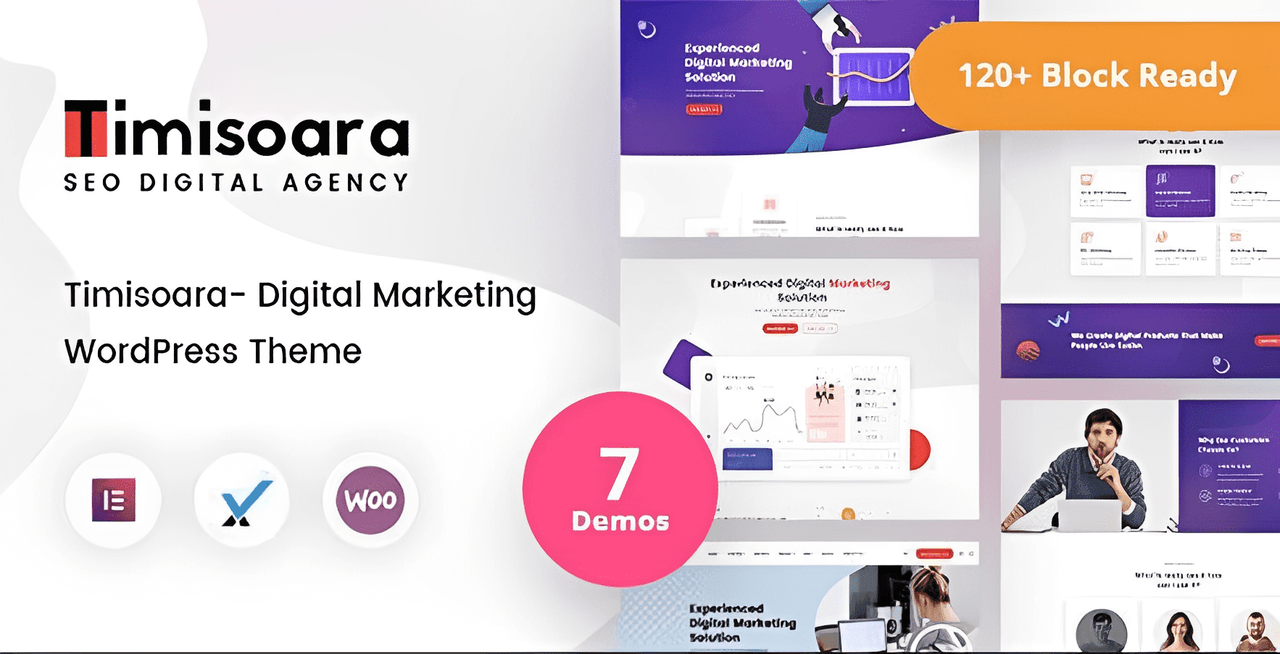 Timisoara – Digital Marketing WordPress Theme + RTL