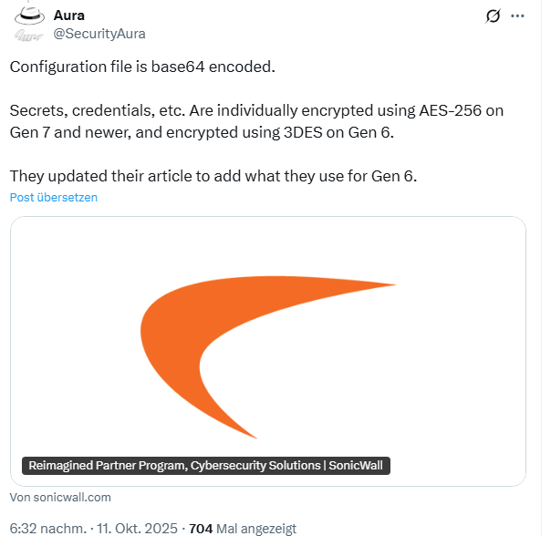SonicWall Encoding