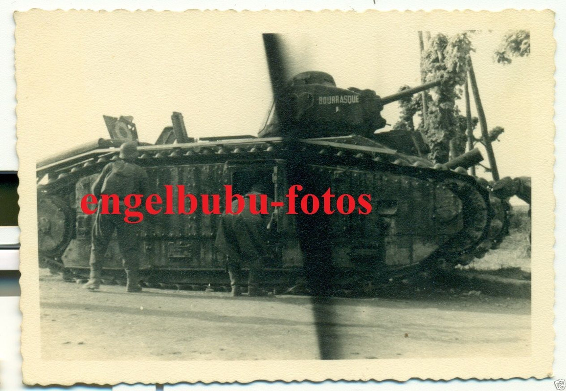 PANZER - Französischer PANZER CHAR 1bis mit BOUR