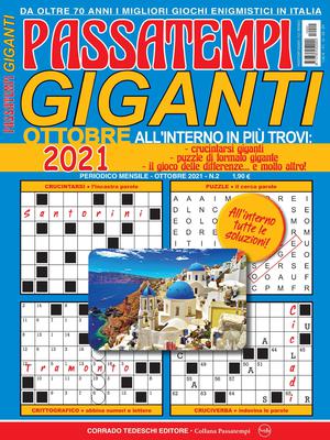 Passatempi Giganti – Ottobre 2021