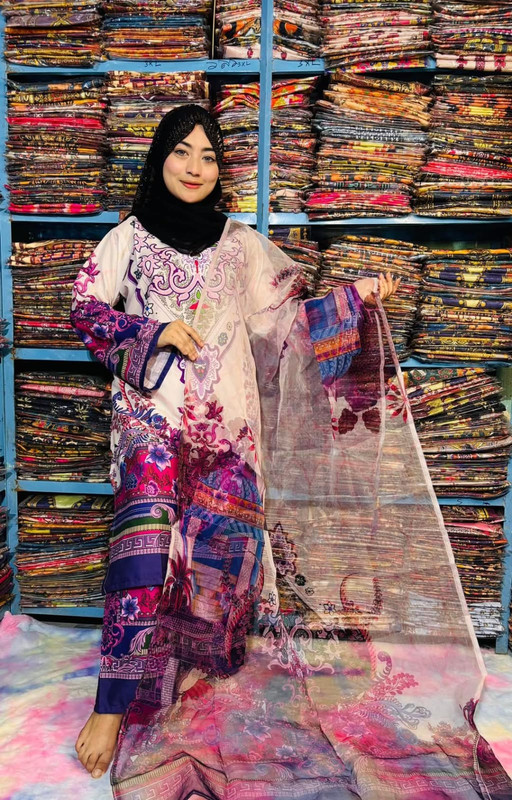 Digital Print Three Piece