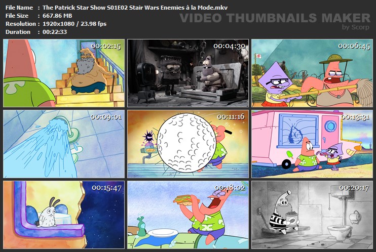 The Patrick Star Show S01E02 Stair Wars Enemies à la Mode.mkv