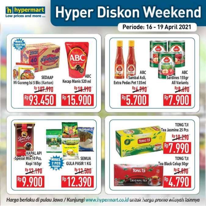 Katalog Promo Hypermart 16-19 April 2021 
