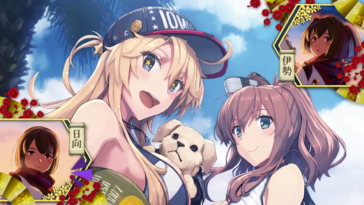 hyuuga-iowa-ise-and-saratoga-kantai-collection-drawn-by-shibaf