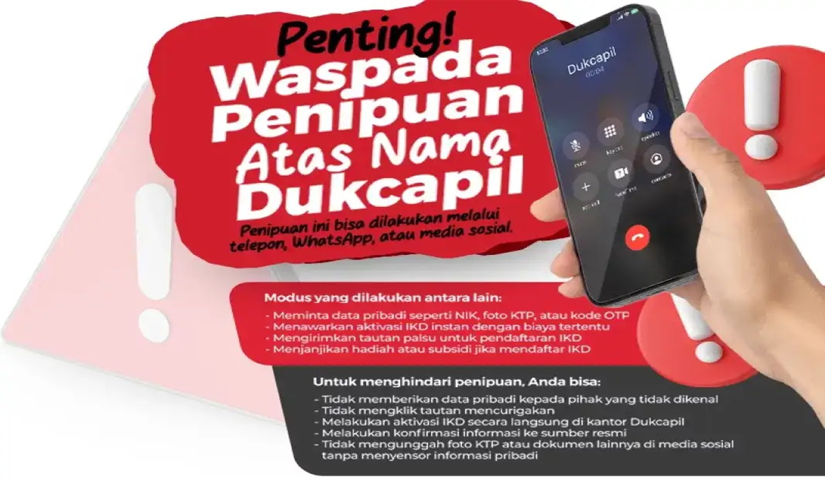 Hati-Hati! Malware Android Mengintai Lewat Website Palsu Dukcapil