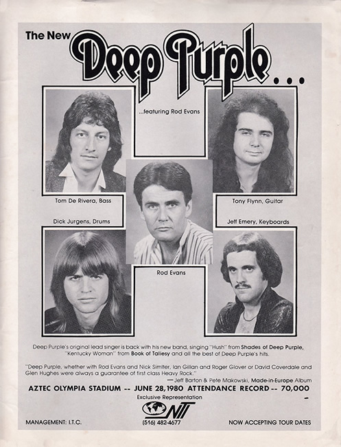 Did Anyone See The 'Bogus Deep Purple' Tour (1980)? | Steve Hoffman Music Forums
