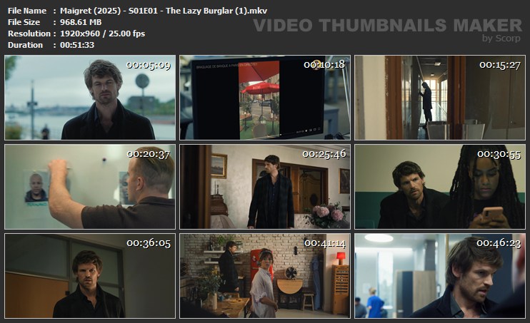 Maigret (2025) S01E01 The Lazy Burglar (1) mkv