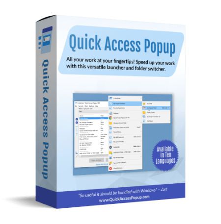 Quick Access Popup 11.5.0.1 Multilingual