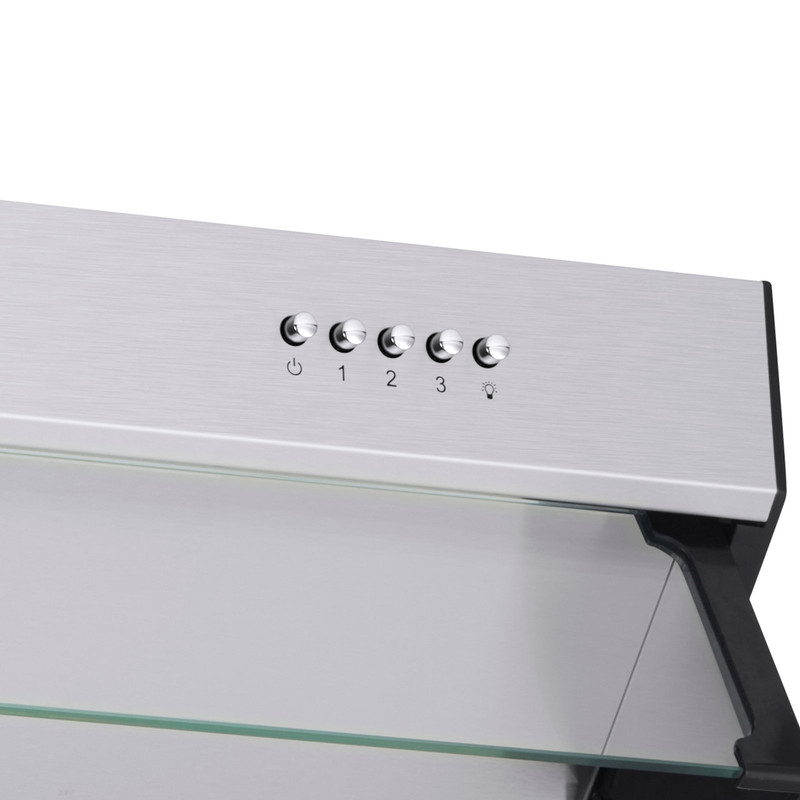 Extractor de grasa de pared Drija Compatto 90 en acero inoxidable.
