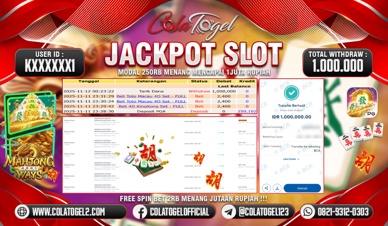 JACKPOT SLOT GACOR!!