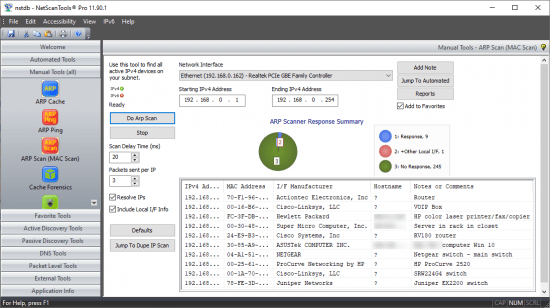 NetScanTools Pro v11.93