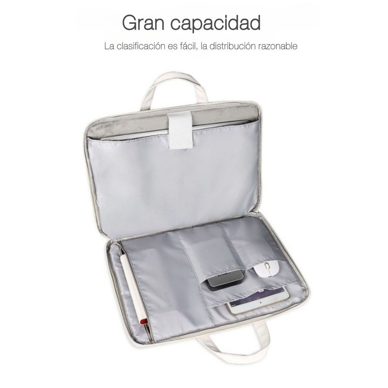 Ripley - PORTALAPTOP MALETIN BLANCO SANDIA 13 PULGADAS