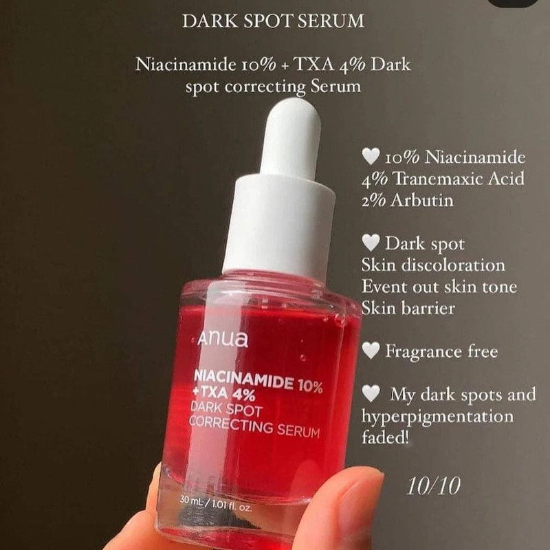 Anua Niacinamide 10% + TXA 4% Dark spot Correcting Serum 30 mL - image 2
