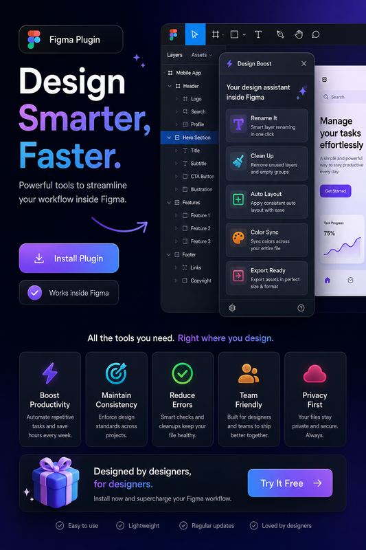 Figma Plugin Promo Visual Generator