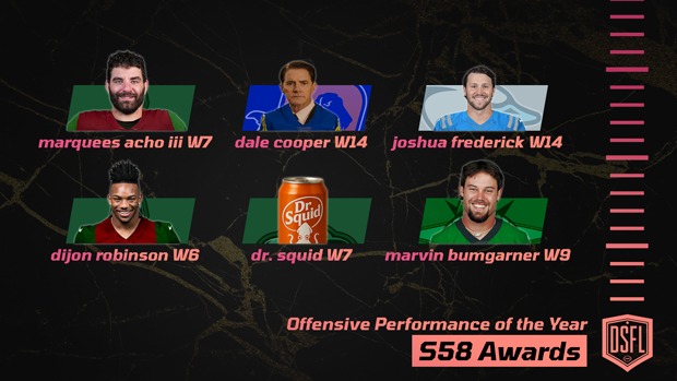 006 DSFL offensive performance of the year NOM