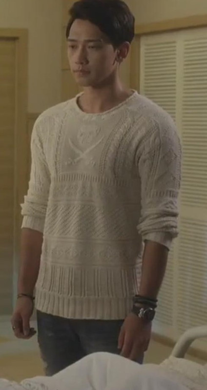 белый джемпер 5