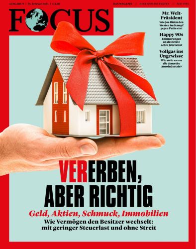 Cover: Focus Nachrichtenmagazin No 9 vom 25  Februar 2023