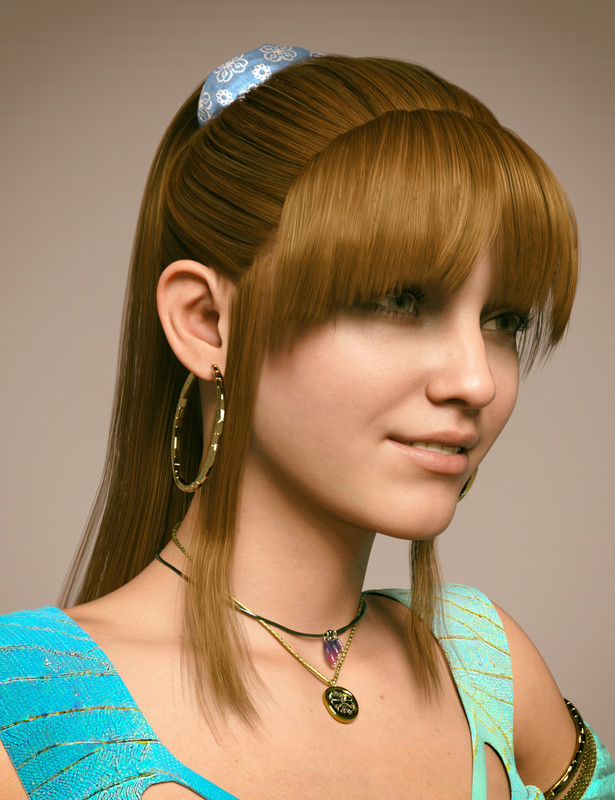 GN Damei Hair For Genesis 9
