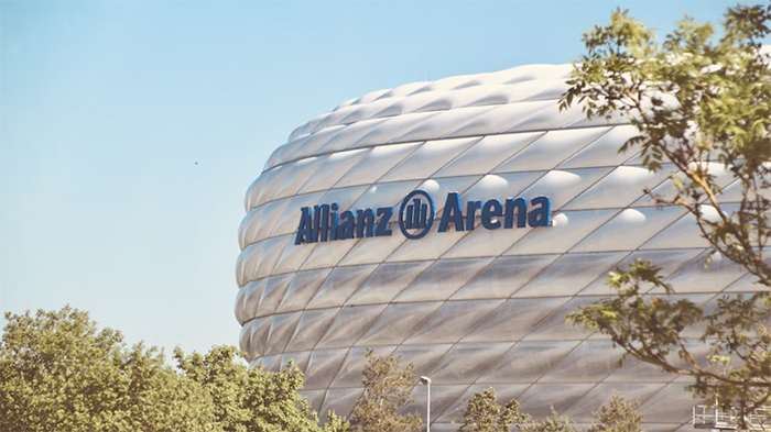 Allianz Arena di Munich, Jerman yang menjadi salah satu lokasi pertandingan Piala Dunia 2006.