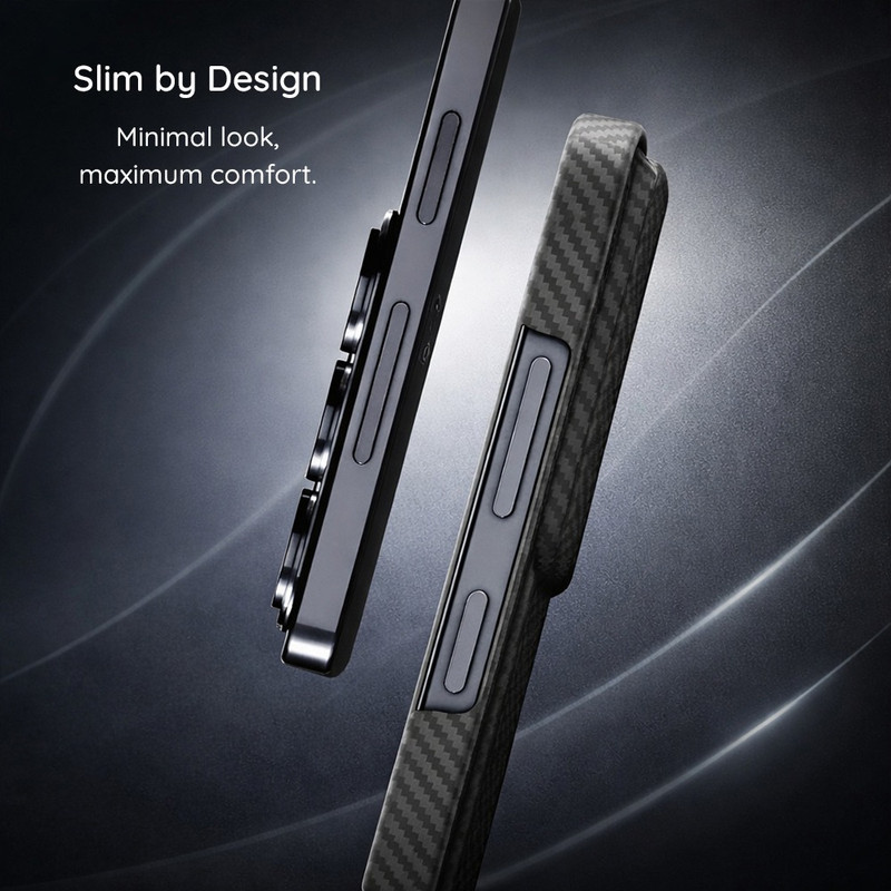 Husa pentru Samsung Galaxy Z Flip 8 Spigen Air Skin Aramid MagFit, Fibra de aramida, Incarcare wireless, Compatibila MagSafe, Calitate premium, Negru imageye 3013357