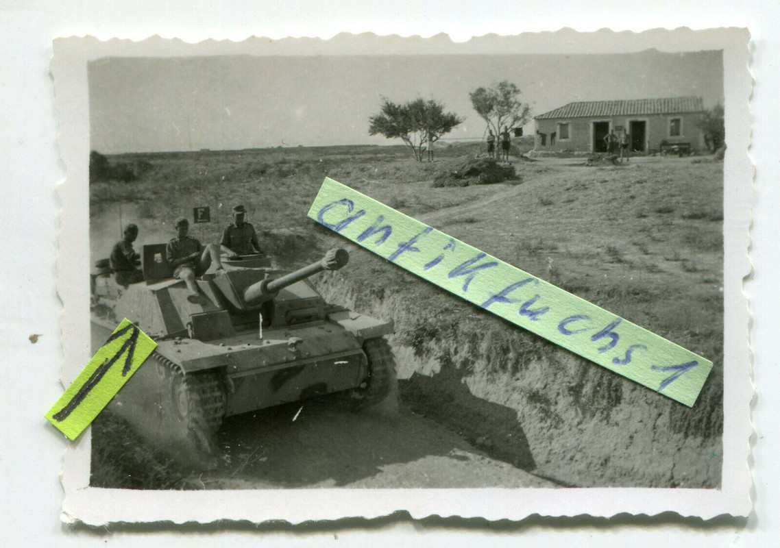 Panzer Sturmgeschütz mit Langrohr und Kennzahl 204 an der Front