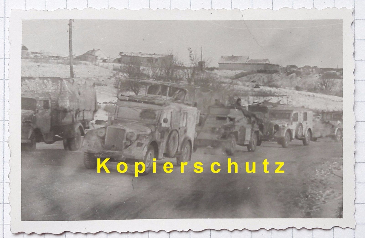 Foto Panzerspähwagen SdKfz 221 in Rußland Vormar