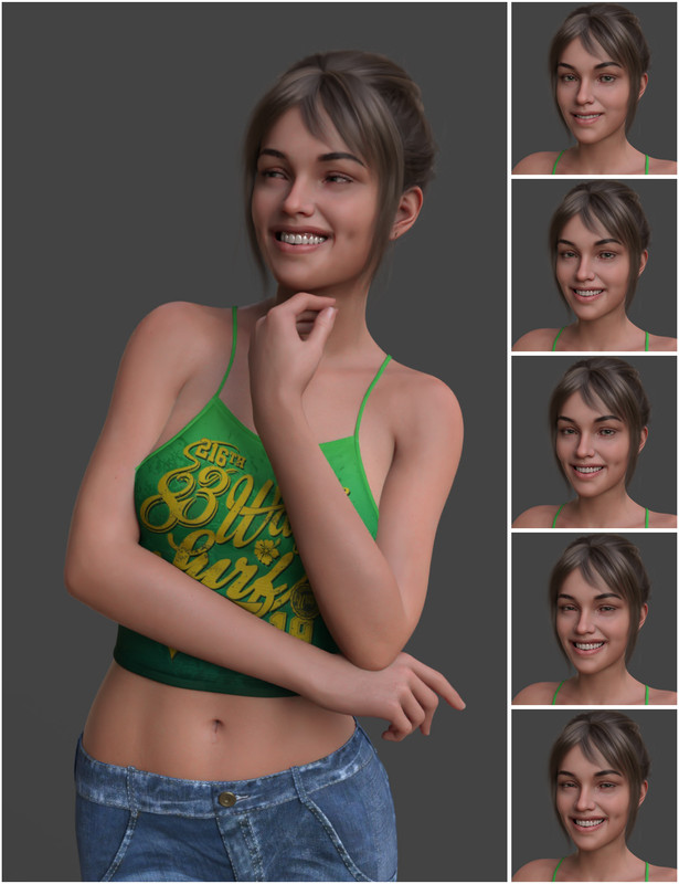 Venus Smile for Genesis 8 Female