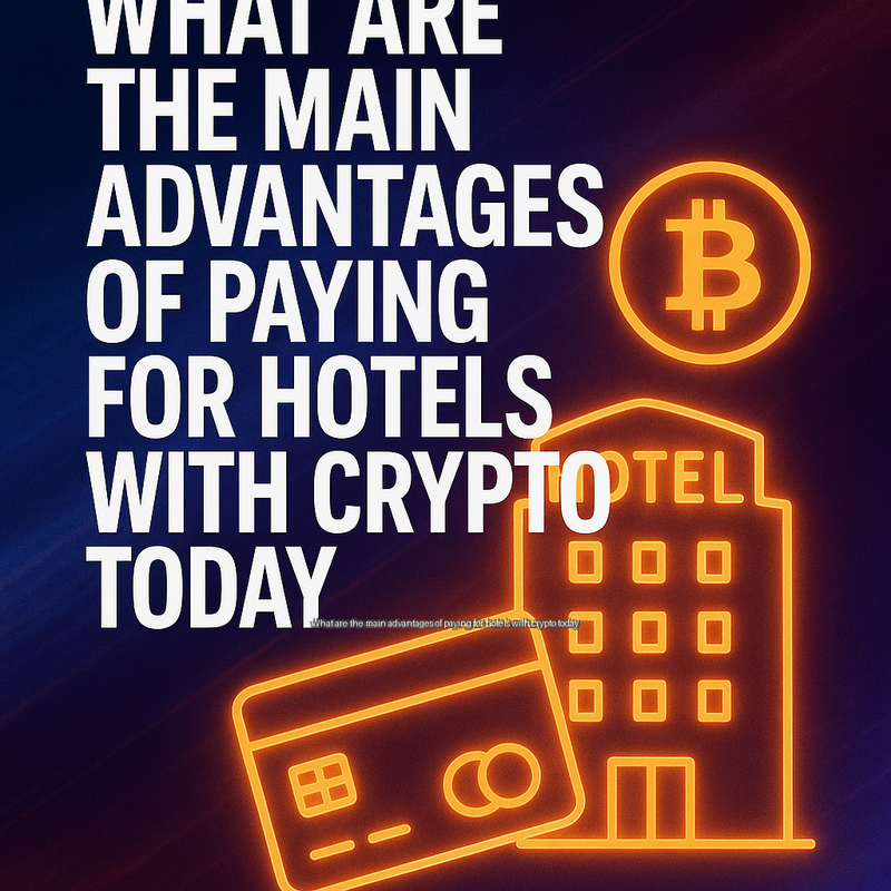 What are the main advantages of paying for hotels with crypto today