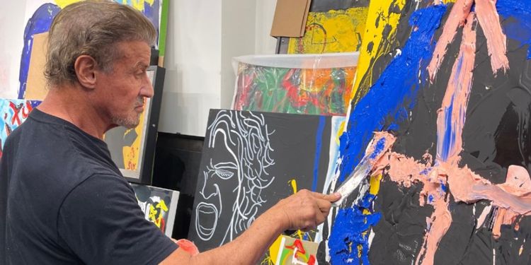 Sylvester Stallone debuta como pintor en exhibición de arte en Alemania