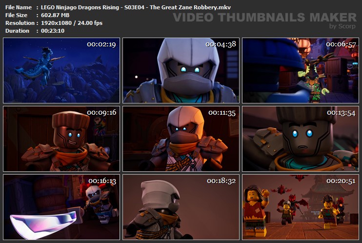 LEGO Ninjago Dragons Rising - S03E04 - The Great Zane Robbery.mkv