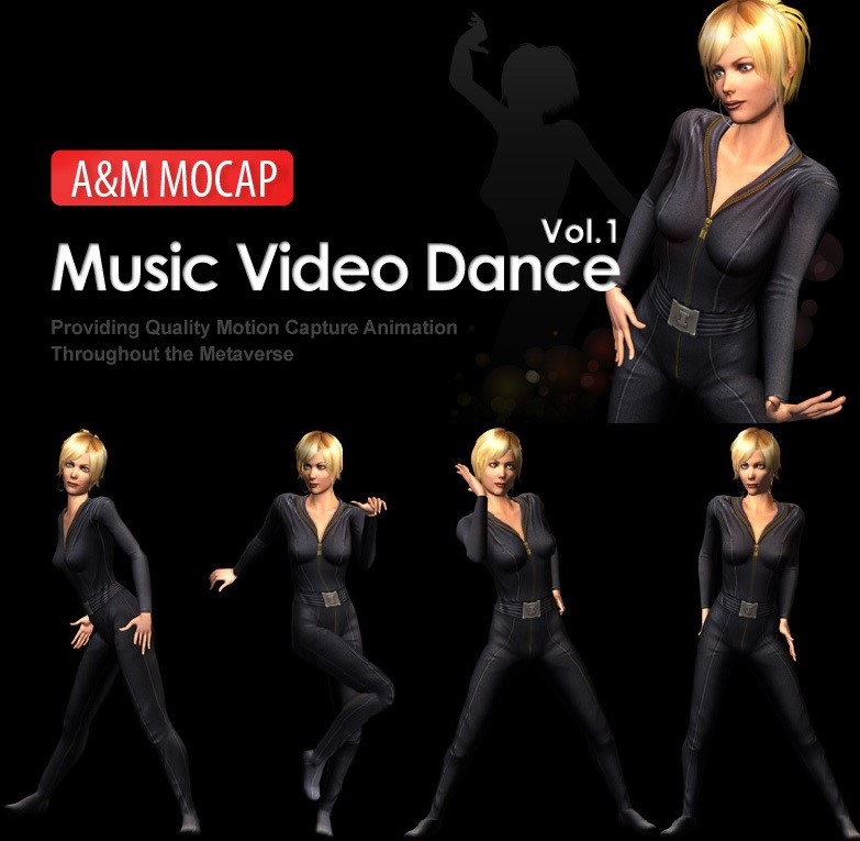 A M Mocap Motion Series Music Video Dance Vol 1