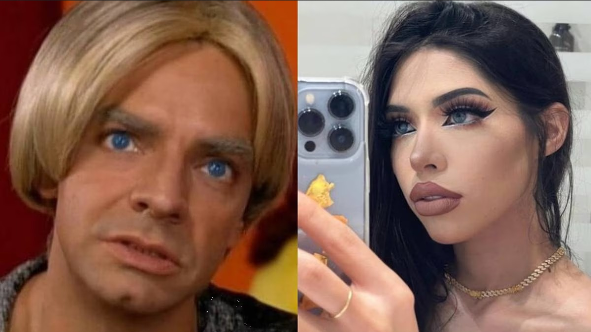 Comparan a Yeri Mua con Eugenio Derbez, por esta peculiar fotografía