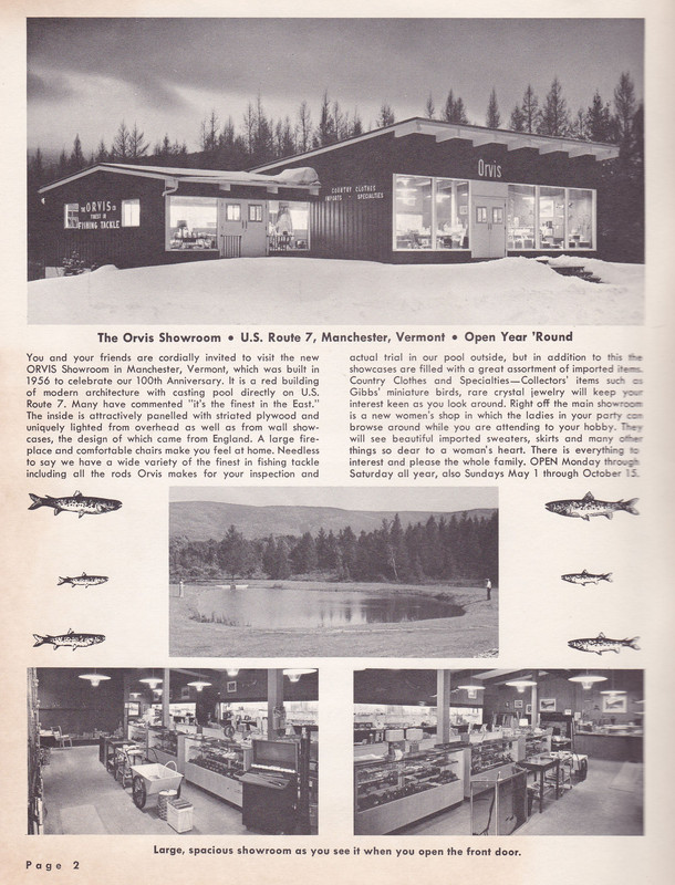 Catalog - 1963 page 2 (Orvis Showroom)
