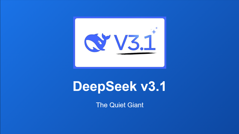 DeepSeek V3.1 메인 이미지