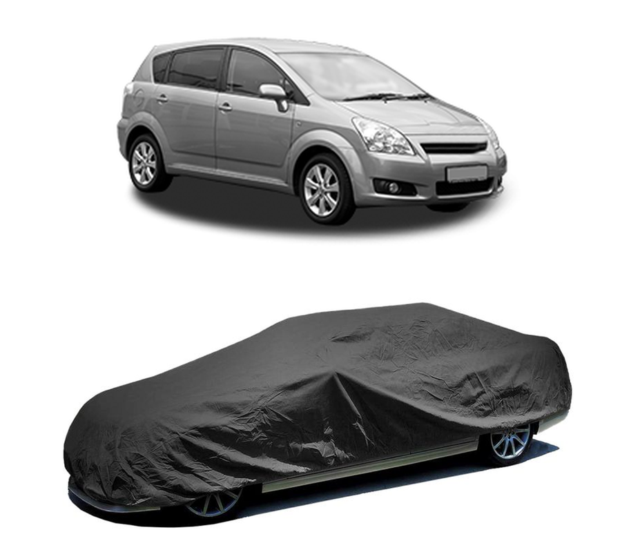 Husa tip prelata auto pentru TOYOTA COROLLA Verso (ZER_, ZZE12_, R1_) 2004 - 2009,culoare negru, material textil impermeabil, rezistanta la intemperii praf UV, CARPASSION Husa Protectie
