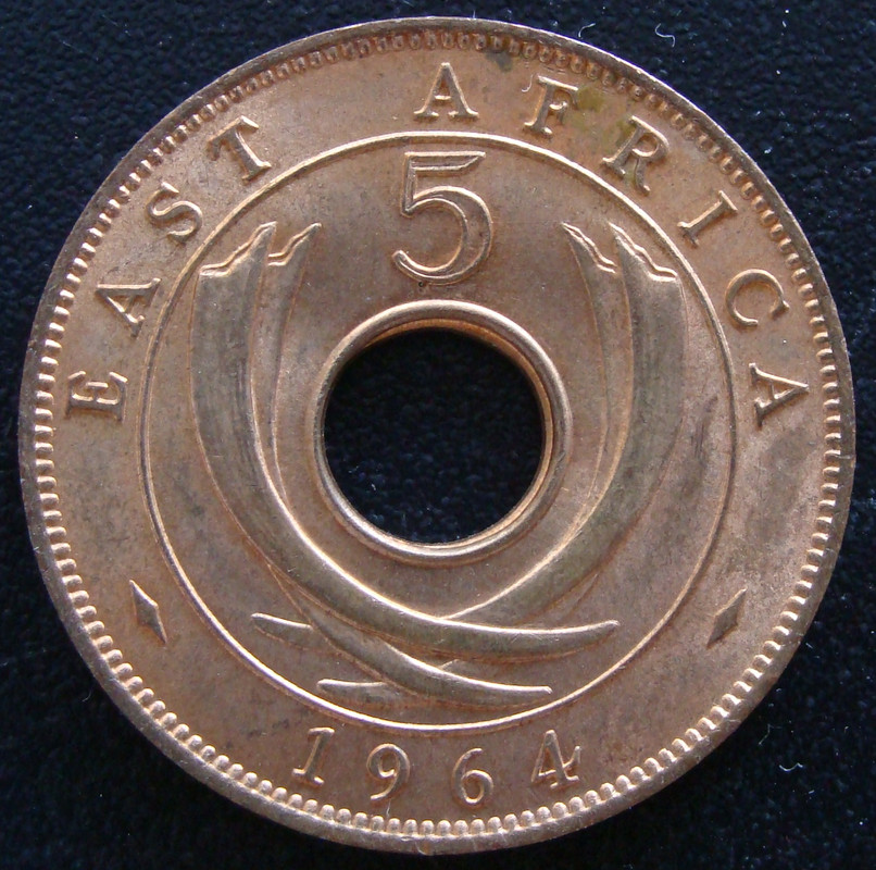 5 Centavos de chelín. África Oriental (1964) EAF-5-Centavos-Chel-n-1964-anv